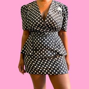 SOLD‼️Repurposed vintage polka dot dress